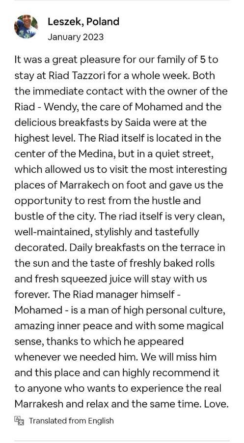 Riad Tazzori 마라케시 외부 사진